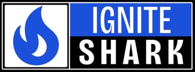 Igniteshark Logo - A fire shark icon representing igniteshark